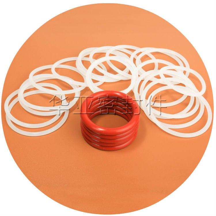 白色硅胶垫圈 食品级FDA硅胶O型密封圈 防爆开关密封环 o形硅胶圈
