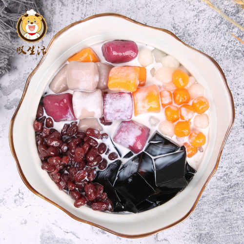 Sigh life handmade large taro balls, fragrant taro, sweet potato and purple sweet potato, frozen three-color large taro balls, milk tea ice powder, commercial wholesale