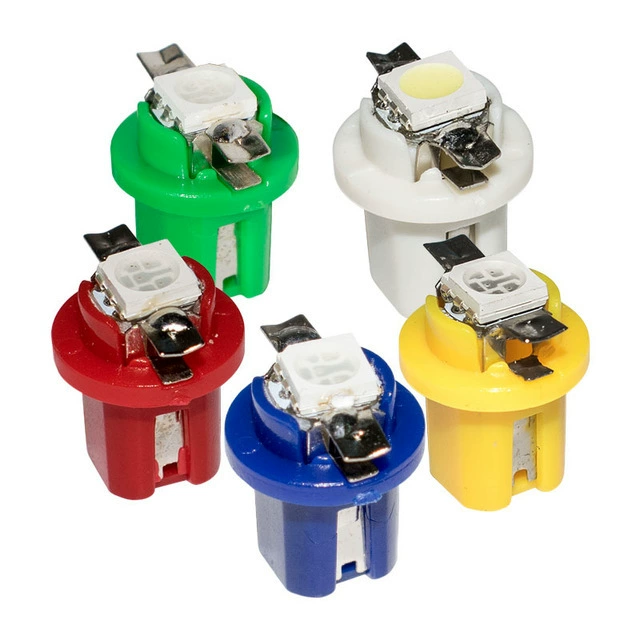 Светодиодная лента T5 B8 5 1SMD для автомобиля, подсветка центральной консоли, 5050 T5 B8 5D, подсветка приборной панели