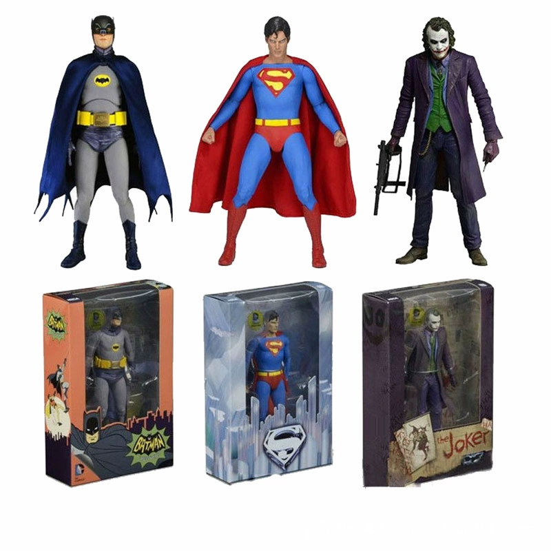 NECA DC Супермен Бэтмен рука -клоуны, праведность, праведность, рассвет A -Гамп Рыцари клоун 7 -дюймовая движущаяся модель