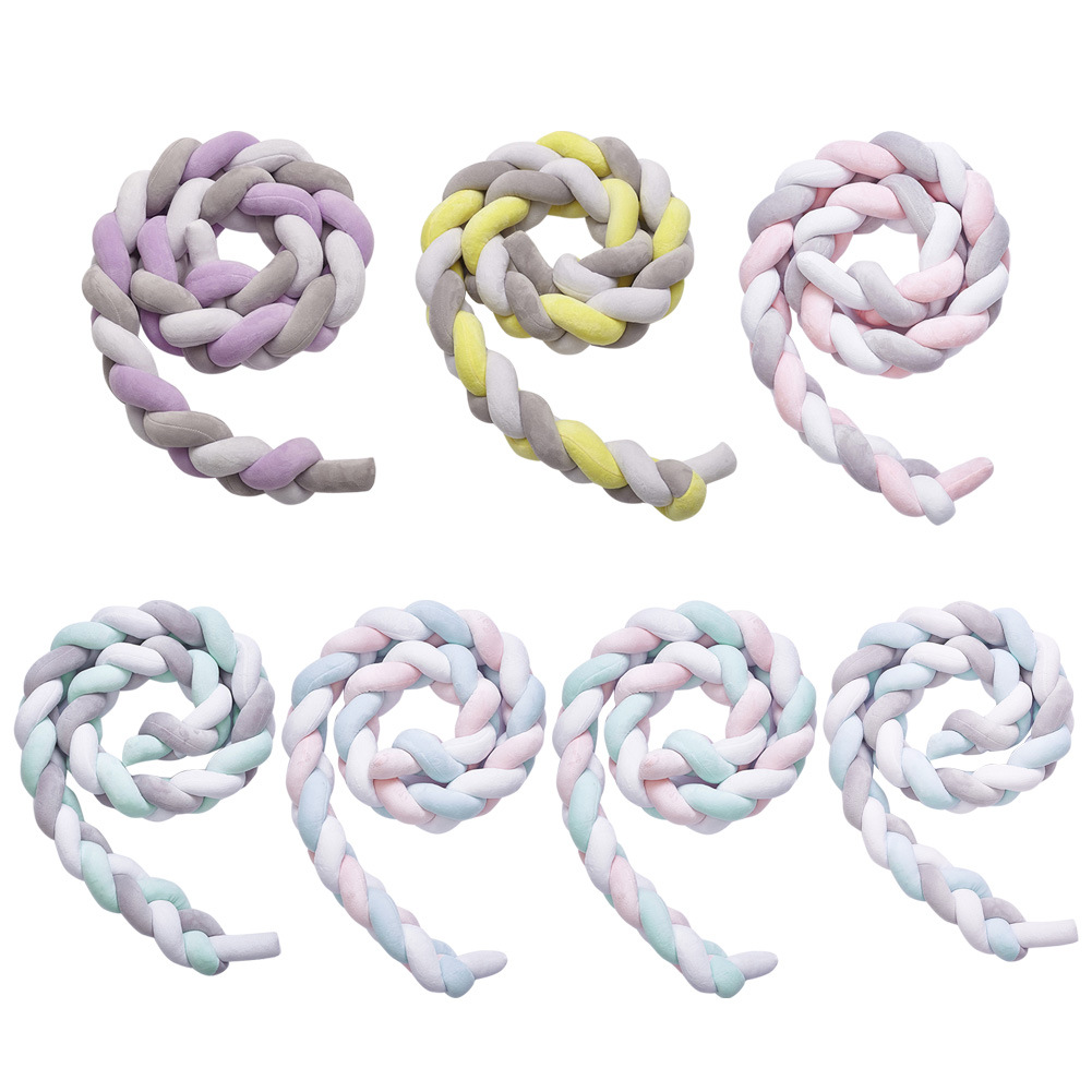 Nordic Danish long braid pillow Knot ball children's room…