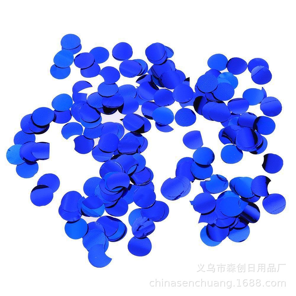 1.5CM 파란색 원형 조각