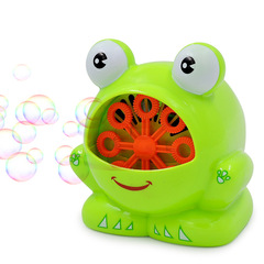 New 12-hole steering wheel bubble machine electric fan frog bubble toy automatic bubble blowing machine for outdoor use