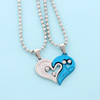 Trend necklace for beloved heart shaped, pendant heart-shaped, accessory, Aliexpress