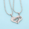Trend necklace for beloved heart shaped, pendant heart-shaped, accessory, Aliexpress