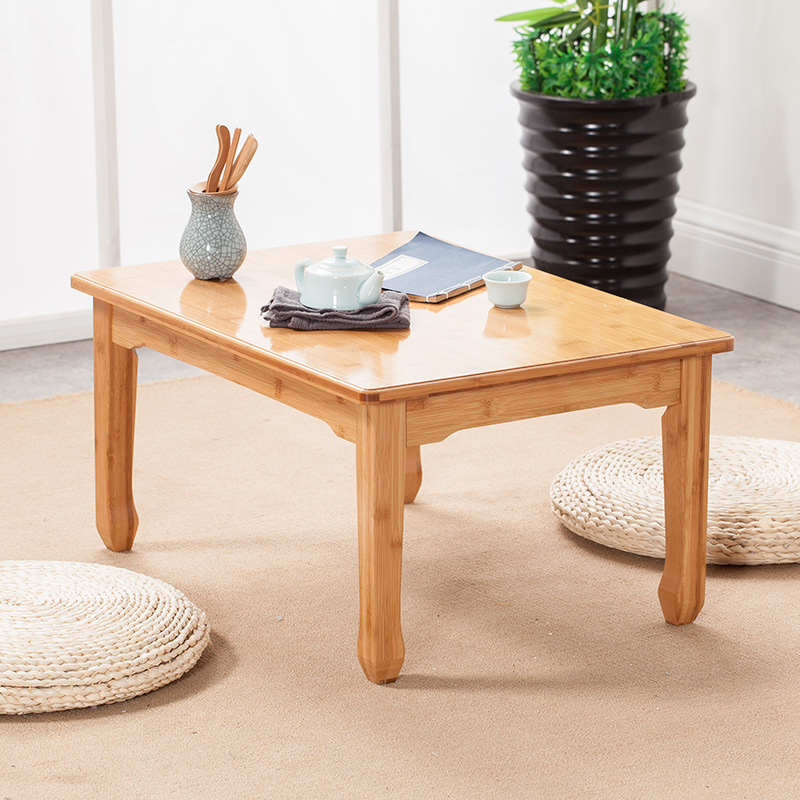 Venta directa de fábrica Nanzhu antigua mesa de té tatami pequeña tabla de la Bahía de la ventana baja mesa de té Mesa multi-especificación opcional