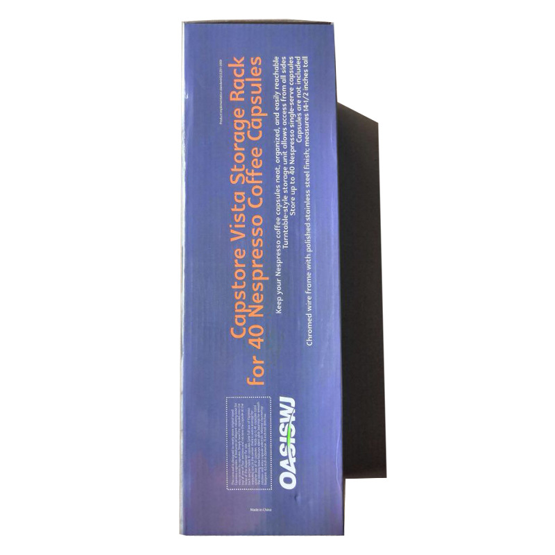 OASISWJ360 ° giratorio Nespresso Cápsula de café estante de oro 40 bolsa pequeña estante Oriente Medio