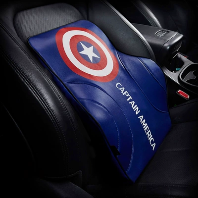Support Cartoon Lumbar Cushion Support | Waist support - blue-star-shield-waist