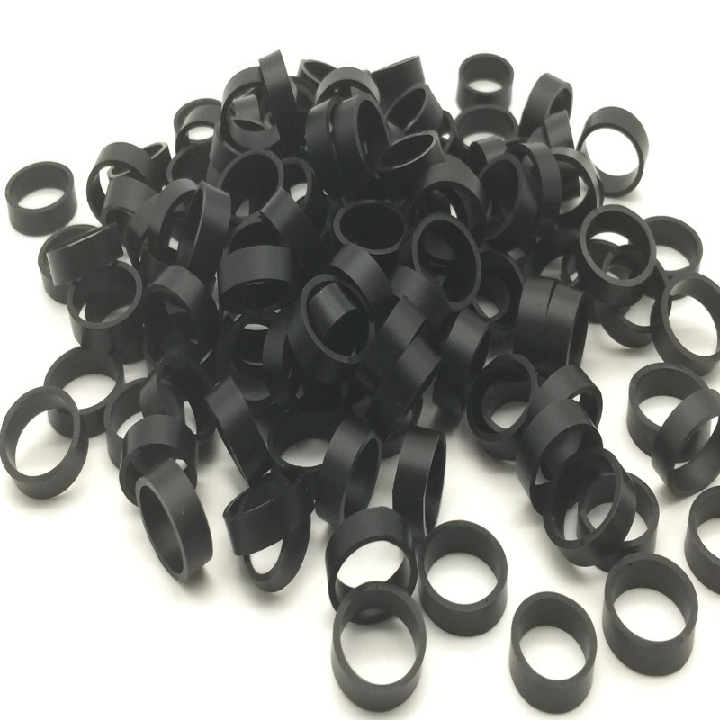 Black high elastic silicone ring data cable power cord environmental protection silicone cable tie earphone storage rubber ring