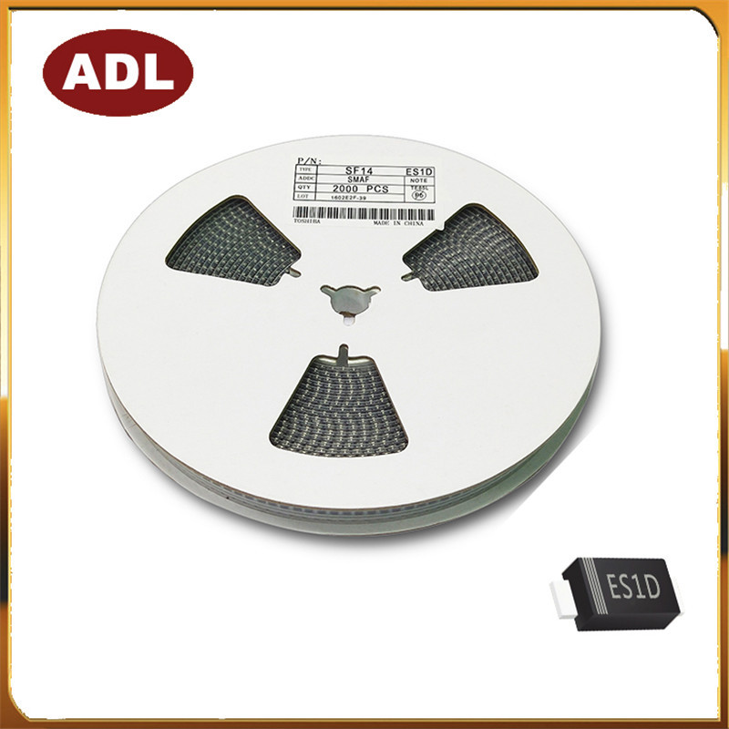 奥德利 ES1D 快恢复二极管 1A/200V SF14 SMA 贴片DO-214AC 现货