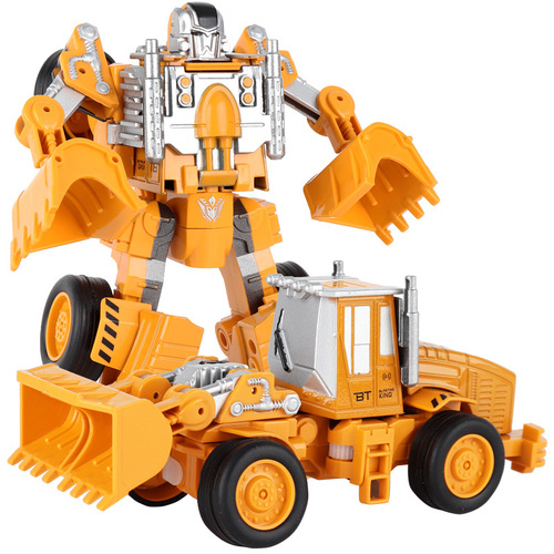 Alloy Deformation Robot Transformer Construction Truck Model Children's Toy Gift Set Excavator Boy Toy Car