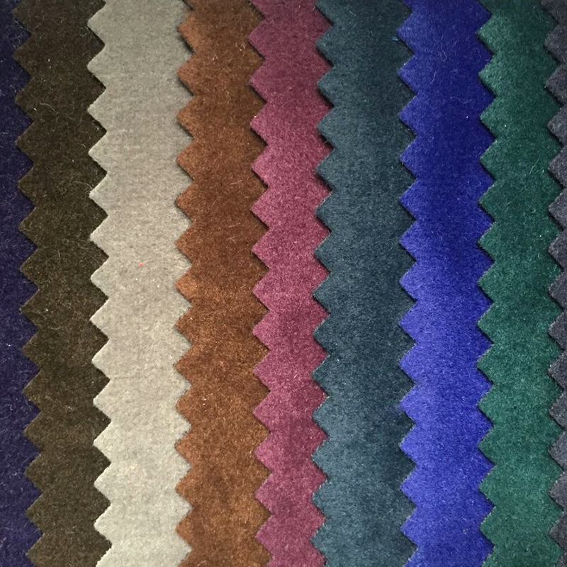 单面鹿皮绒现货供应 玩具针织多色鹿皮绒批发 服装染色鹿皮绒