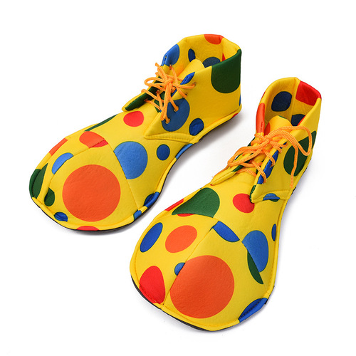 Prom costumes, clown costumes, props, clown shoes, sponge nose COS prom dress shoes