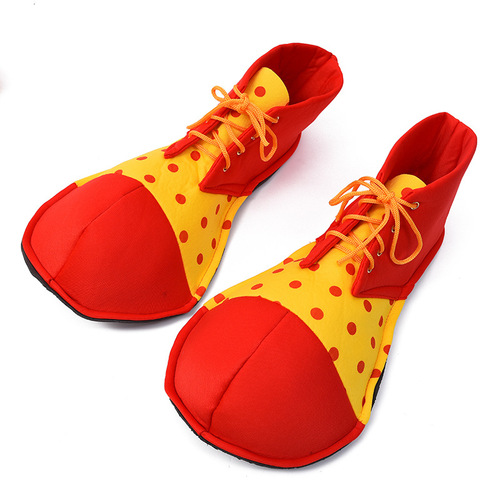 Prom costumes, clown costumes, props, clown shoes, sponge nose COS prom dress shoes