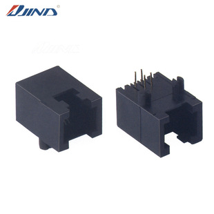RJ45ˮ���^����ȫ���z 1*1�������o��Ƭ�W�j���6P4C�ӿ�