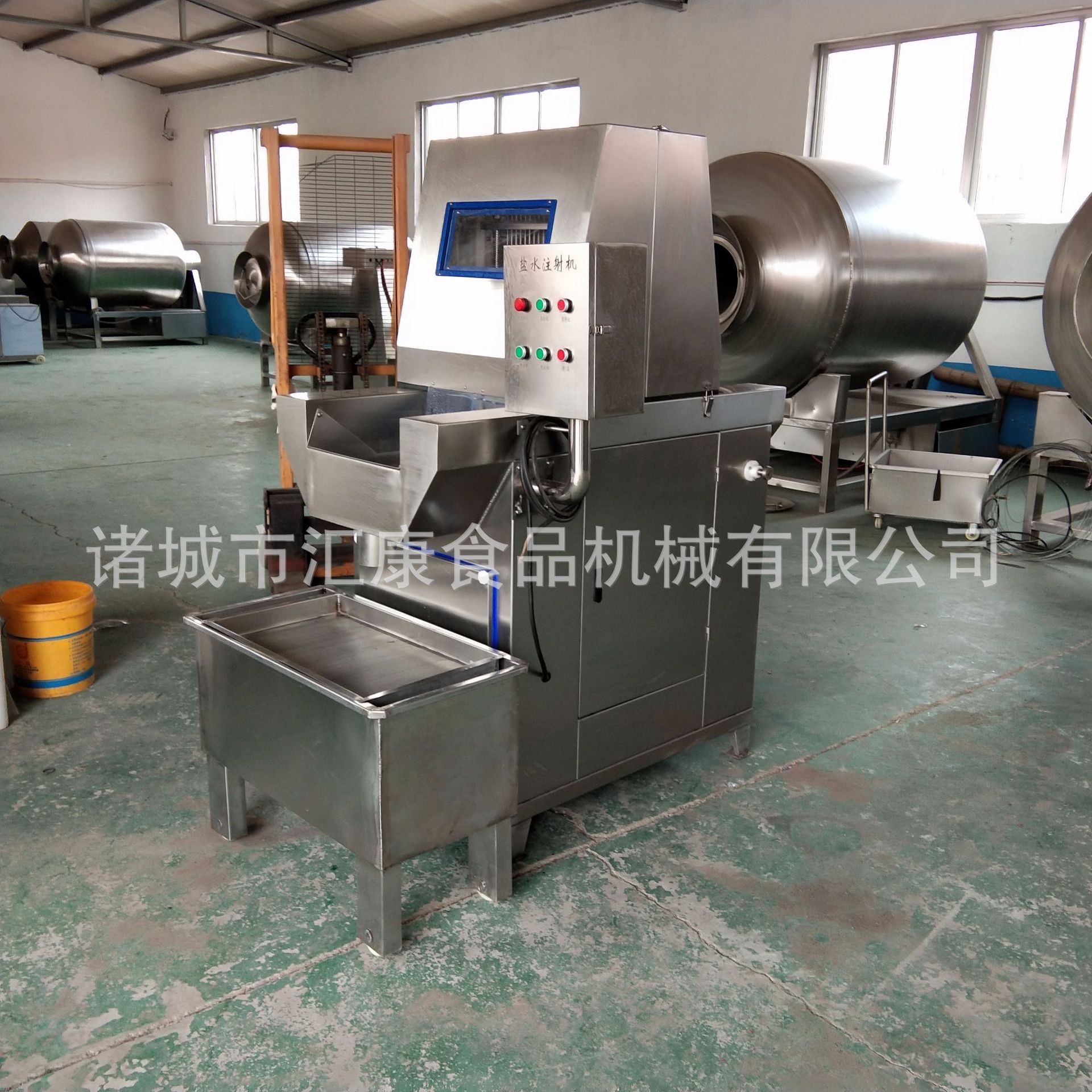 汇康机械制造 肉制品全自动盐水注射机 鸡鸭带骨腌制机