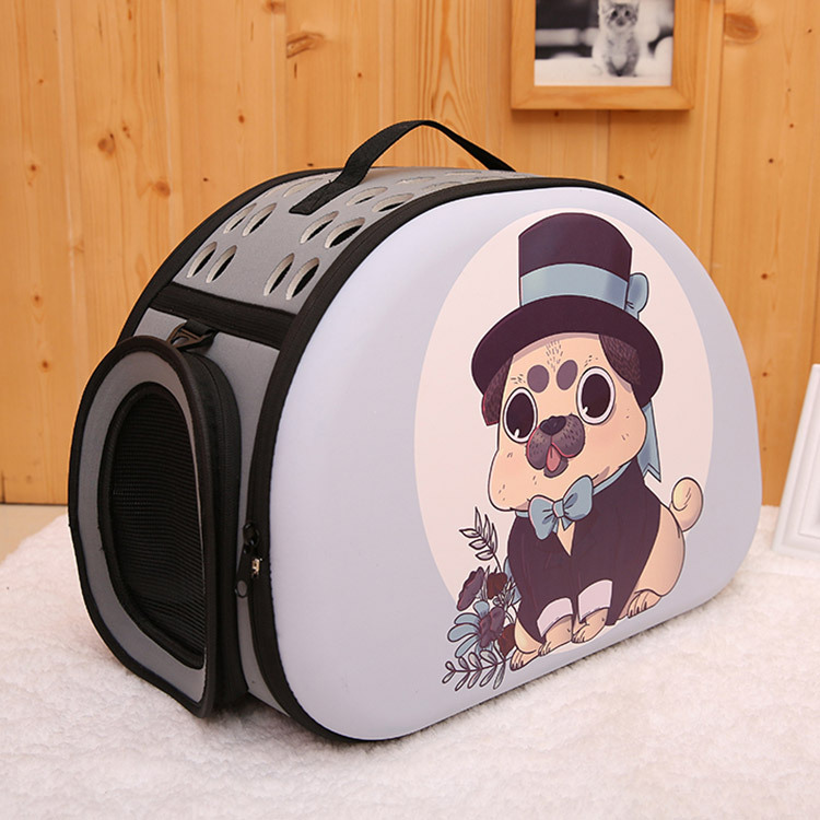 Fábrica directa nueva historieta mascota bolsa hombro bandolera portátil transpirable bolsa plegable Portátil Bolsa jaula