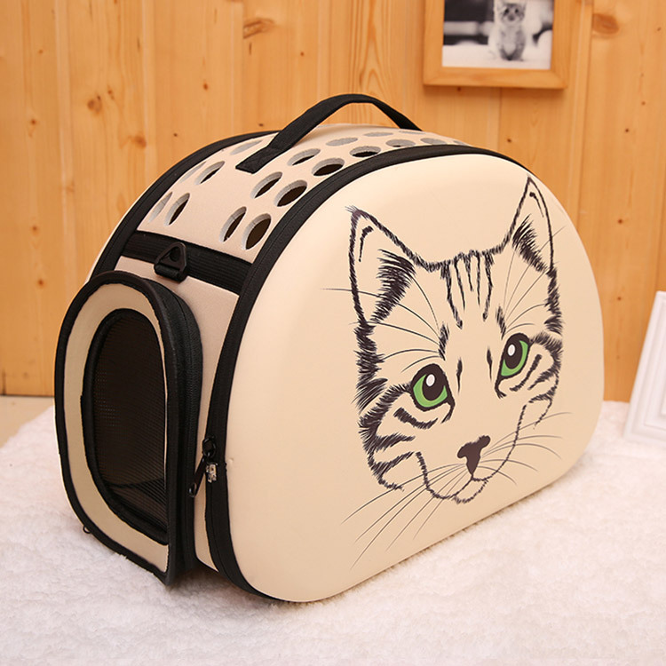Fábrica directa nueva historieta mascota bolsa hombro bandolera portátil transpirable bolsa plegable Portátil Bolsa jaula