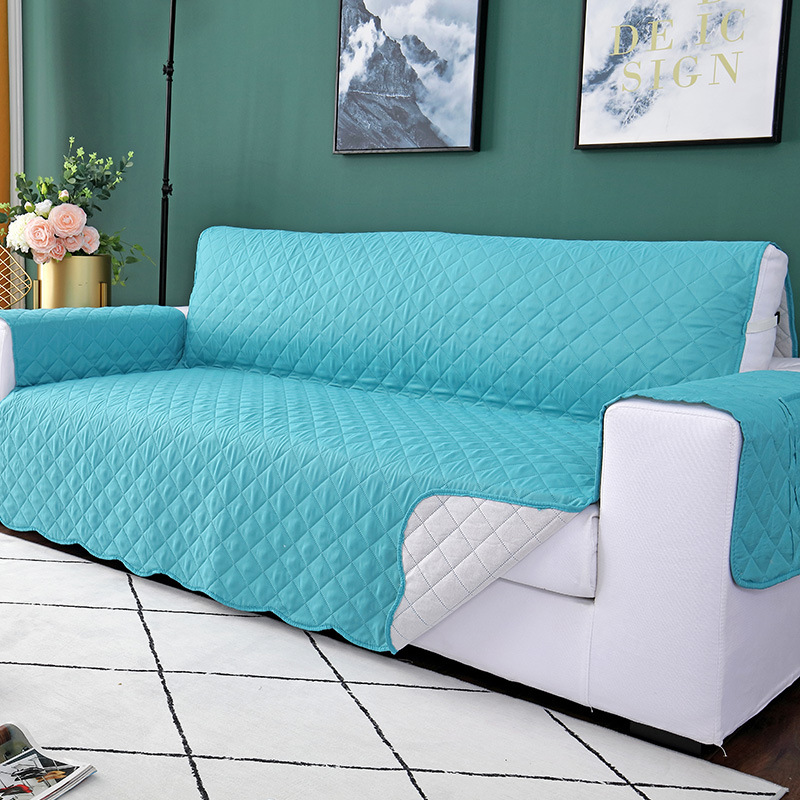 Nuevo cojín mejorado sofá para mascotas en stock cubierta protectora del sofá Amazon popular de dos lados bolsillo fábrica al por mayor