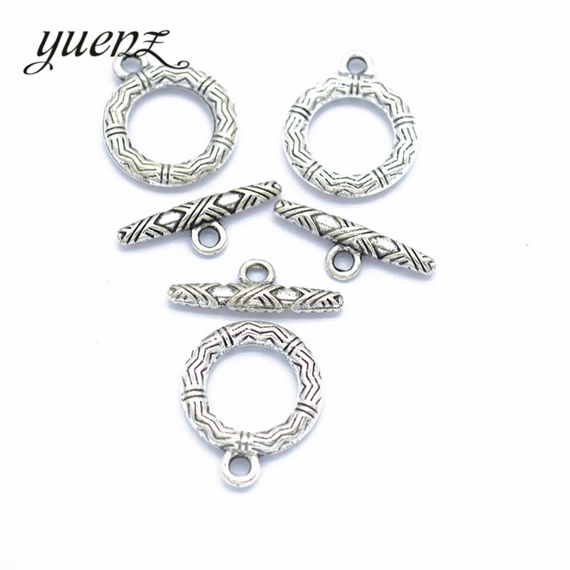 YuenZ DIY jewelry accessories handmade material Xizang silver zinc alloy otbuckle bracelet bracelet link buckle V206