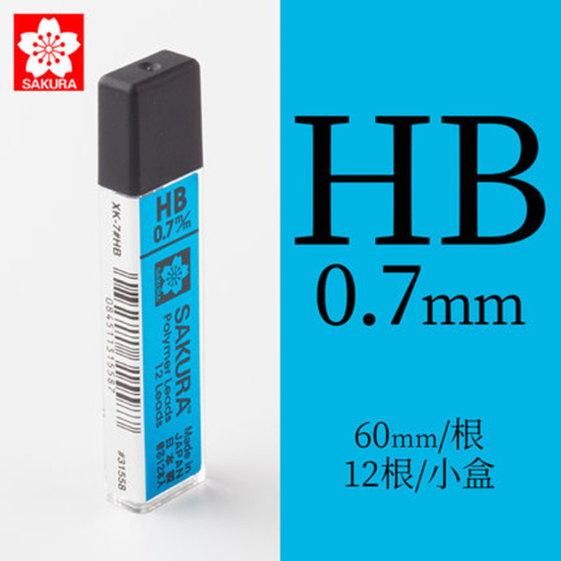 Minas para Portaminas 0.3/0.5/0.7/0.9mm Grafito Resistente a Roturas para Dibujo y Escritura