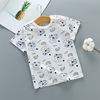 Children's cotton summer T-shirt, top for boys, clothing, children's clothing, wholesale