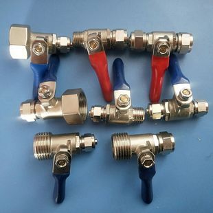 4 points to 2 points ball valve PE pipe quick plug ball valve 2 points to 2 points water purifier water purifier water purification pipe switch