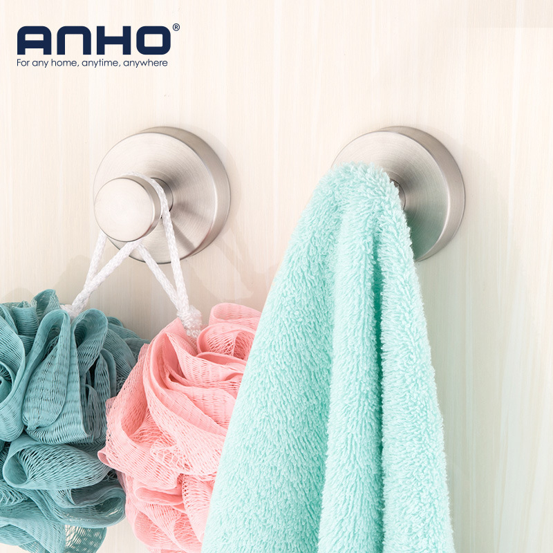 ANHO 304 Stainless Steel Dual-purpose Single Hook Toilet Bathroom Fitting Room Clothes Hook Coat Hook Punch-free Dual-purpose Coat Hook ANHO 304 Stainless Steel Dual-purpose Single Hook Toilet Bathroom Fitting Room Clothes Hook Coat Hook Punch-free Dual-purpose Coat Hook