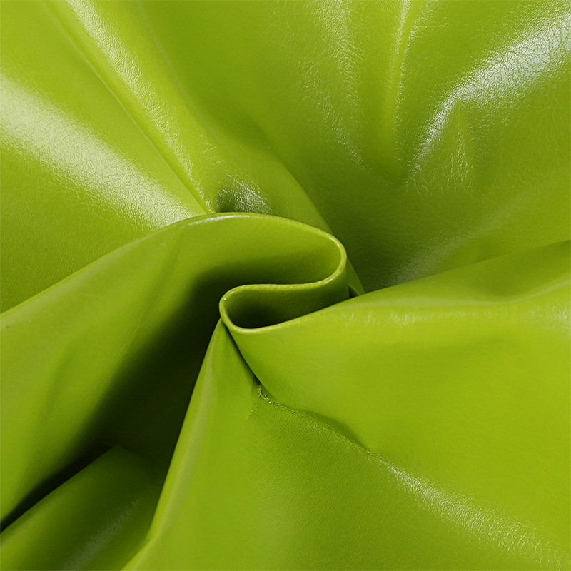 全pu皮革水刺R64牛皮纹仿真皮双色人造革防水软包箱包笔记本面料