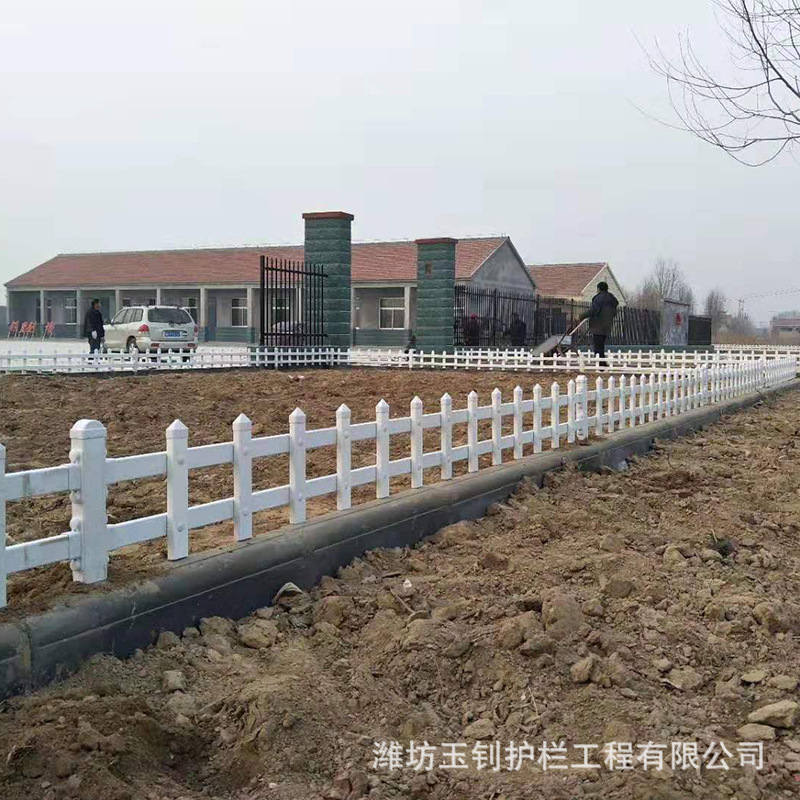 厂家供应锌钢草坪护栏 公园草坪绿化护栏 小区绿化带塑钢锌钢护栏