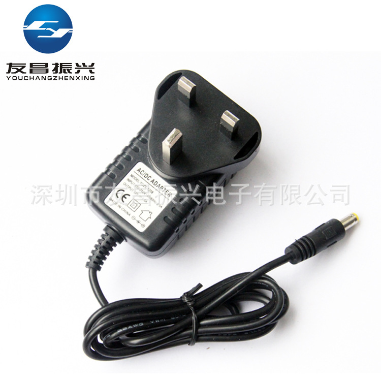 深圳电源厂家直销6V1A直流6V1000mA开关适配器证书齐全稳压插头