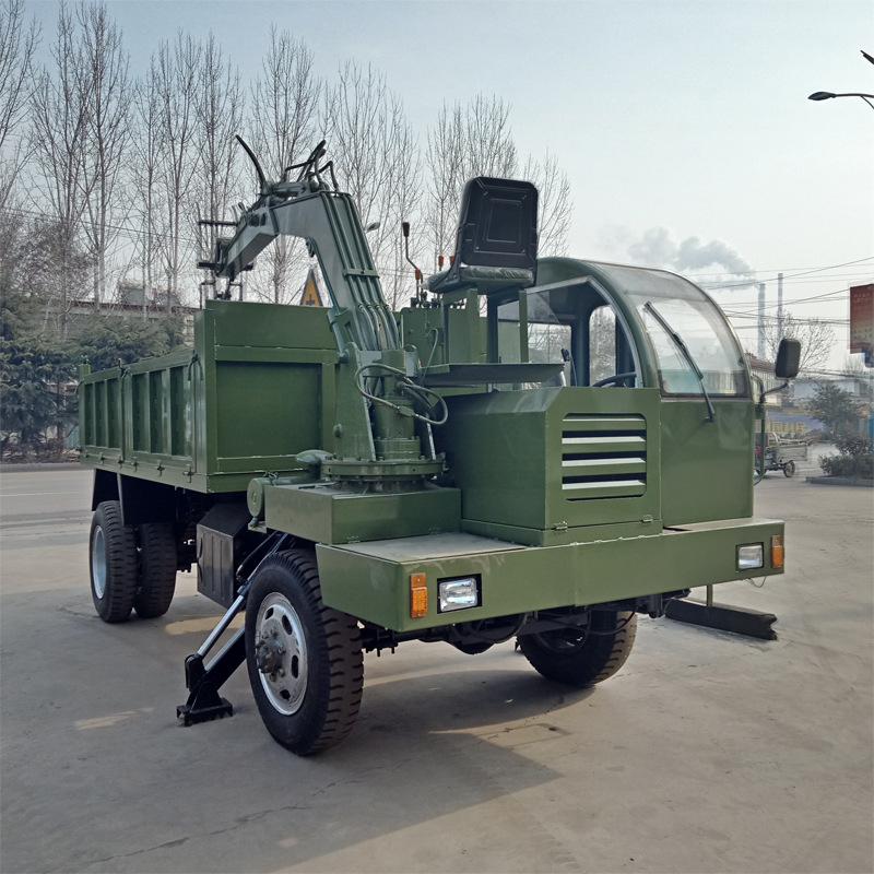 山东厂家四不像随车挖掘机 5吨-13吨随车挖价格 工程拉土运输