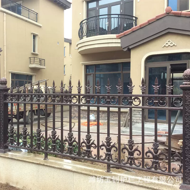 批发铝合金阳台护栏建筑护栏 别墅庭院花园栏杆 阳台铝艺防护栏