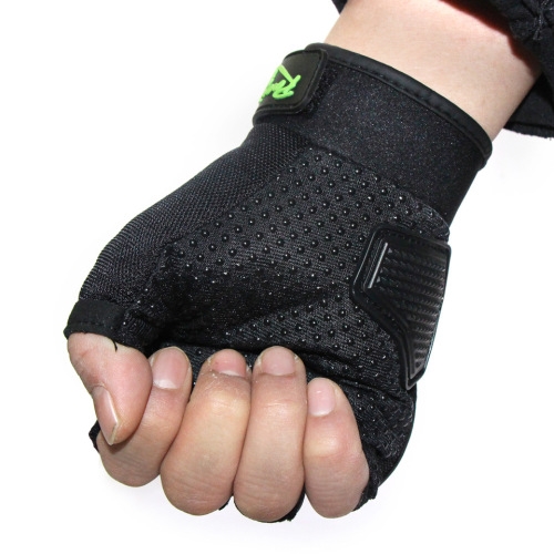 SC04B Outdoor Sport Cool Riding Half Finger Protective Gloves Off-Road Racing Motorcycle Hard Shell Anti-Fall Gloves