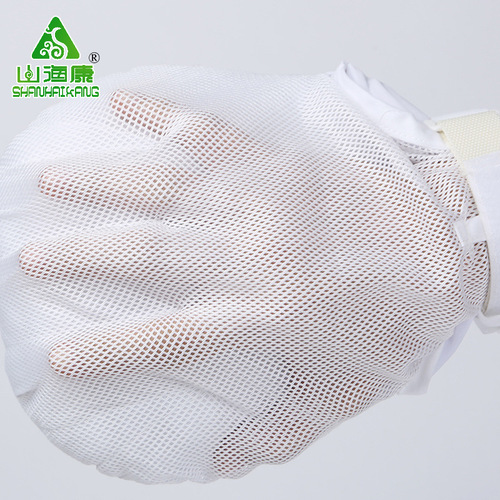 Soft Restraint Gloves for Bedridden Elderly and Agitated Patients to Avoid Scratching, Self-Injury, Pulling Urinary Catheters and Tearing Wet Diapers 