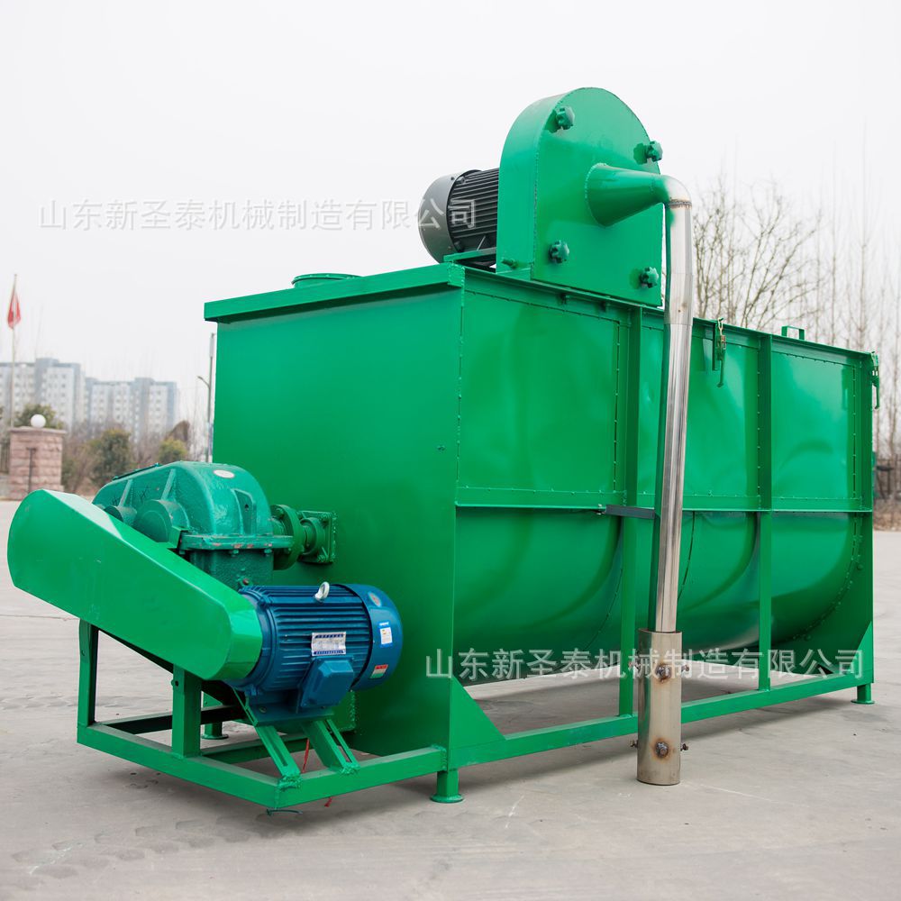 立式卧式自吸粉碎混料机 全自动饲料搅拌机 自吸式拌料机