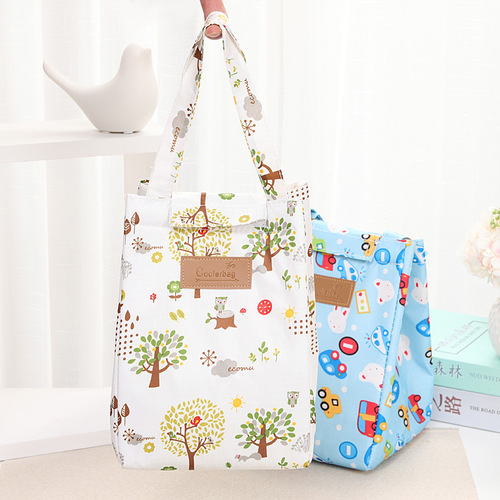 Portable Insulated Lunch Bag, Korean Style Handheld Ice Bag, Insulated Outdoor Meal Box, Picnic Bag, Insulated Bag for Office Workers, Lunch Bag