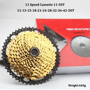 Racweork Mountain Bicycle Flywheel Bicycles 11 Speed ​​Card Card Gear 46t50t52t Большие зубы скалолазания