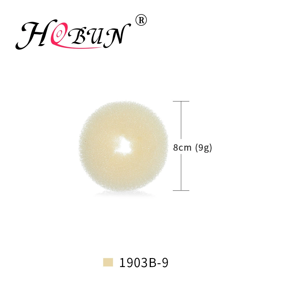 Hair donut Hobun, nylon hair ring 30 g — lightweight breathable styling accessory