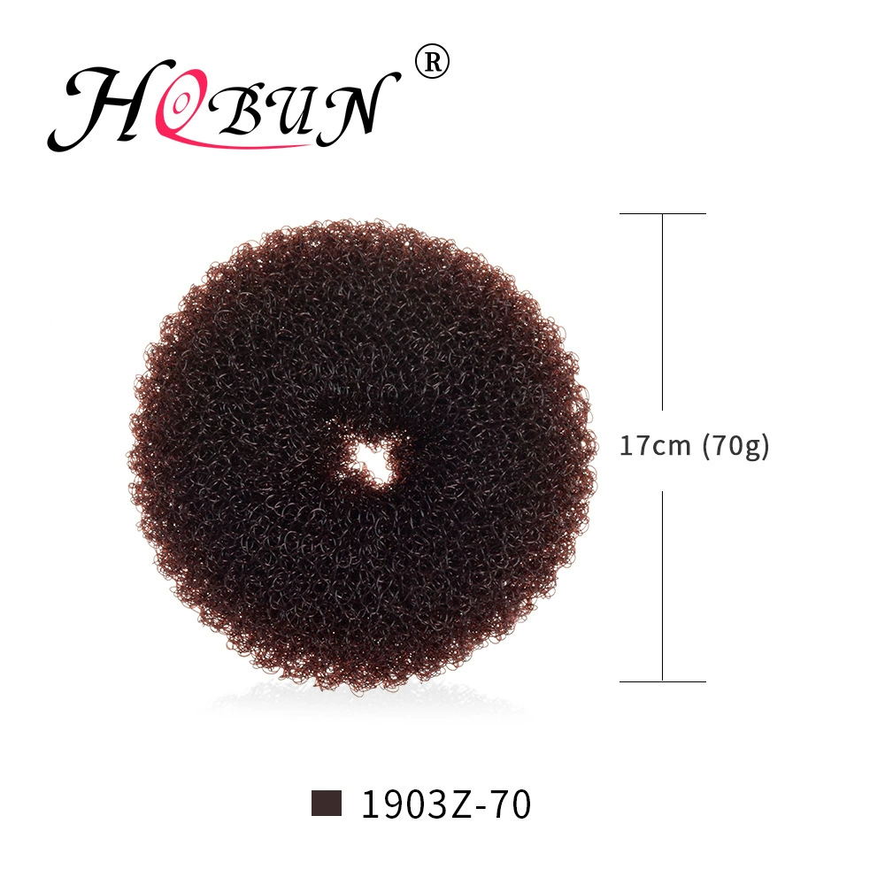 Hair donut Hobun, nylon hair ring 30 g — lightweight breathable styling accessory