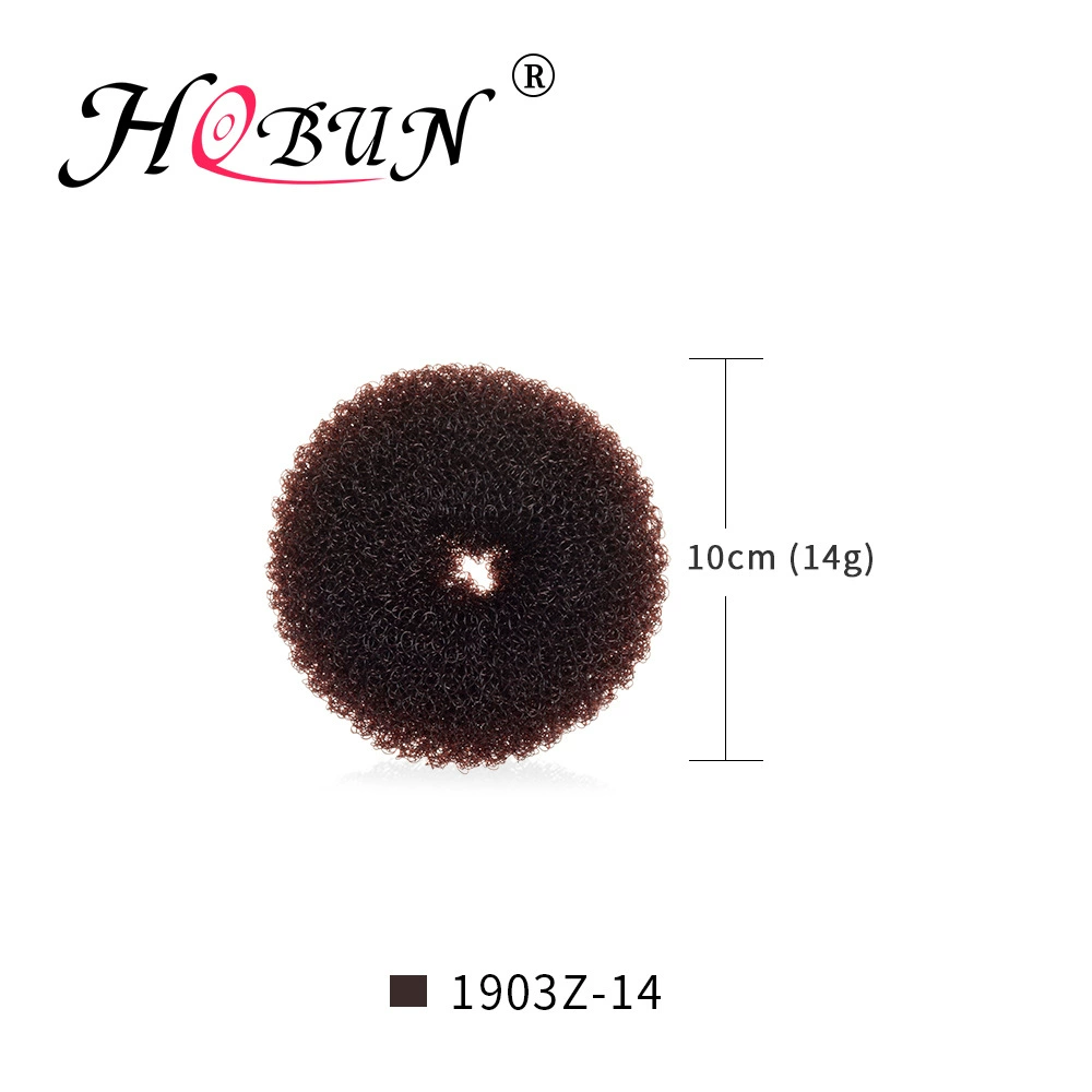 Hair donut Hobun, nylon hair ring 30 g — lightweight breathable styling accessory