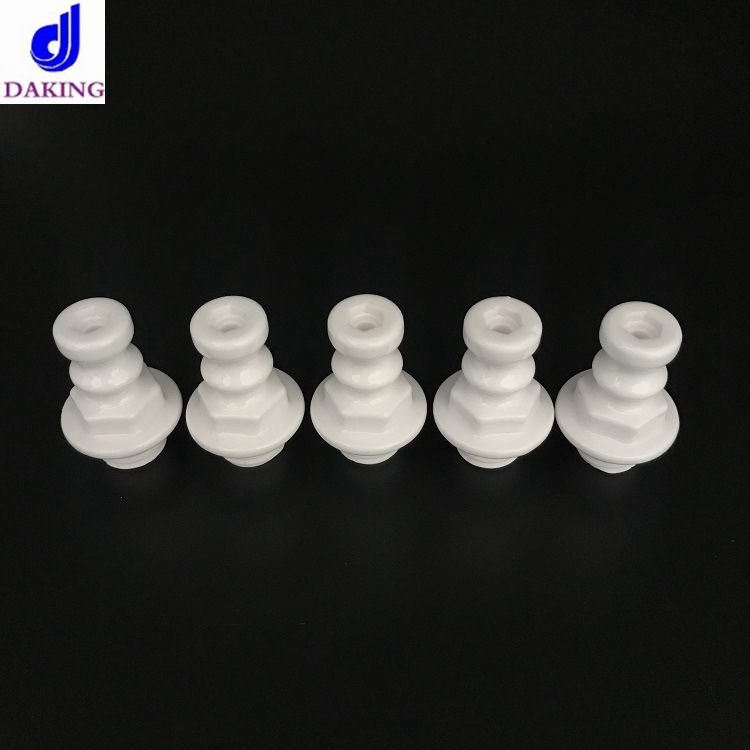 厂家批发氧化铝陶瓷95 99瓷水位探测器陶瓷 固定陶瓷电子陶瓷配件