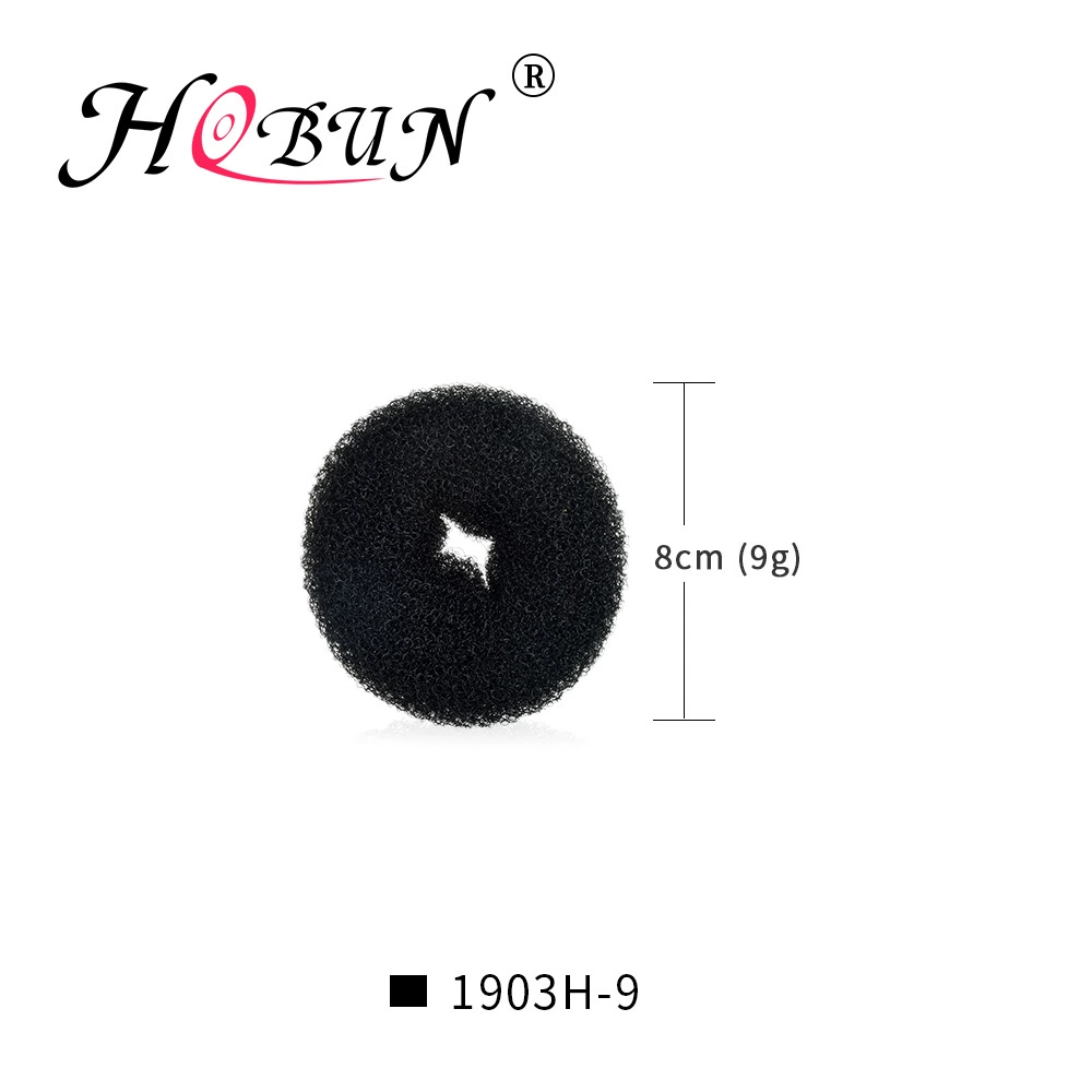 Hair donut Hobun, nylon hair ring 30 g — lightweight breathable styling accessory