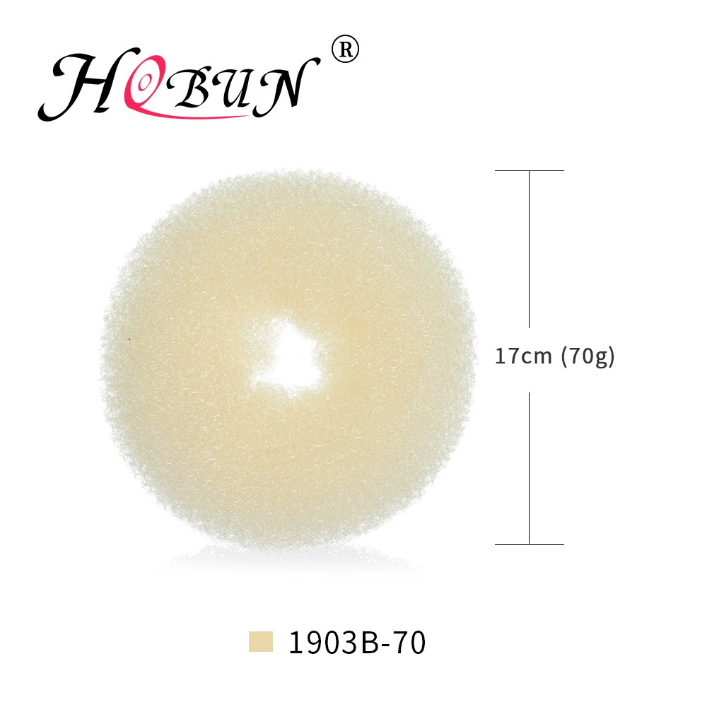Hair donut Hobun, nylon hair ring 30 g — lightweight breathable styling accessory