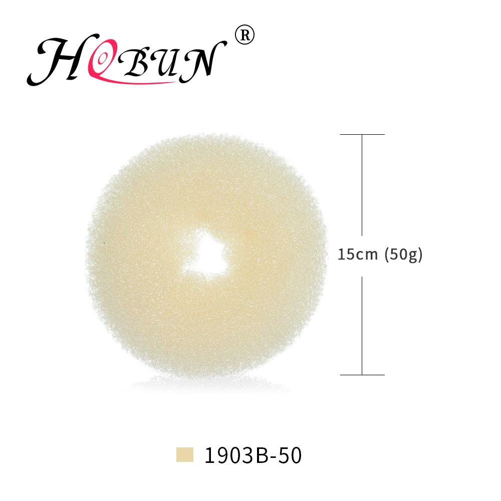 Hair donut Hobun, nylon hair ring 30 g — lightweight breathable styling accessory