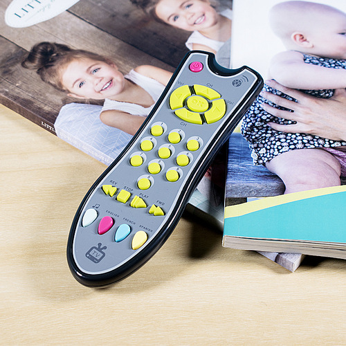Infant TV simulation remote control children with music English learning remote control early education educational cognitive toys