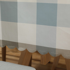 Nordic Minimalist Grid PVC Tablecloth Waterproof Oil-Proof Wash-Free Camping Homestay Hotel Coffee Table Dining Table Mat