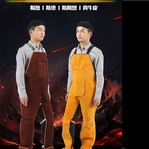 Запасы сварки сварки сварки Cowhide High -Temperatature Welders Сварки Страхование труда Работа. Одежда против фартука с кожей.