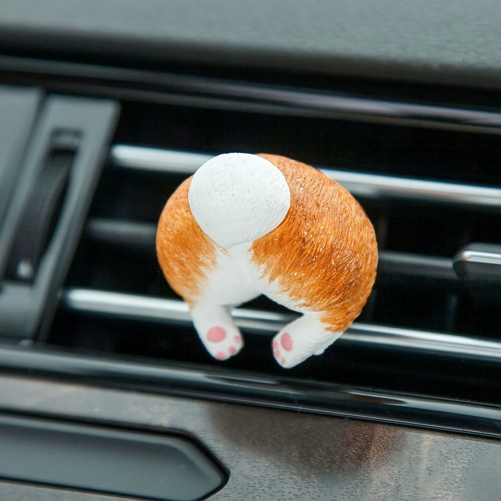 Автомобильные духи Corgi Butt, автомобильный зажим для выхода воздуха, диффузор для ароматерапии, камень, персонализированные автомобильные украшения для интерьера