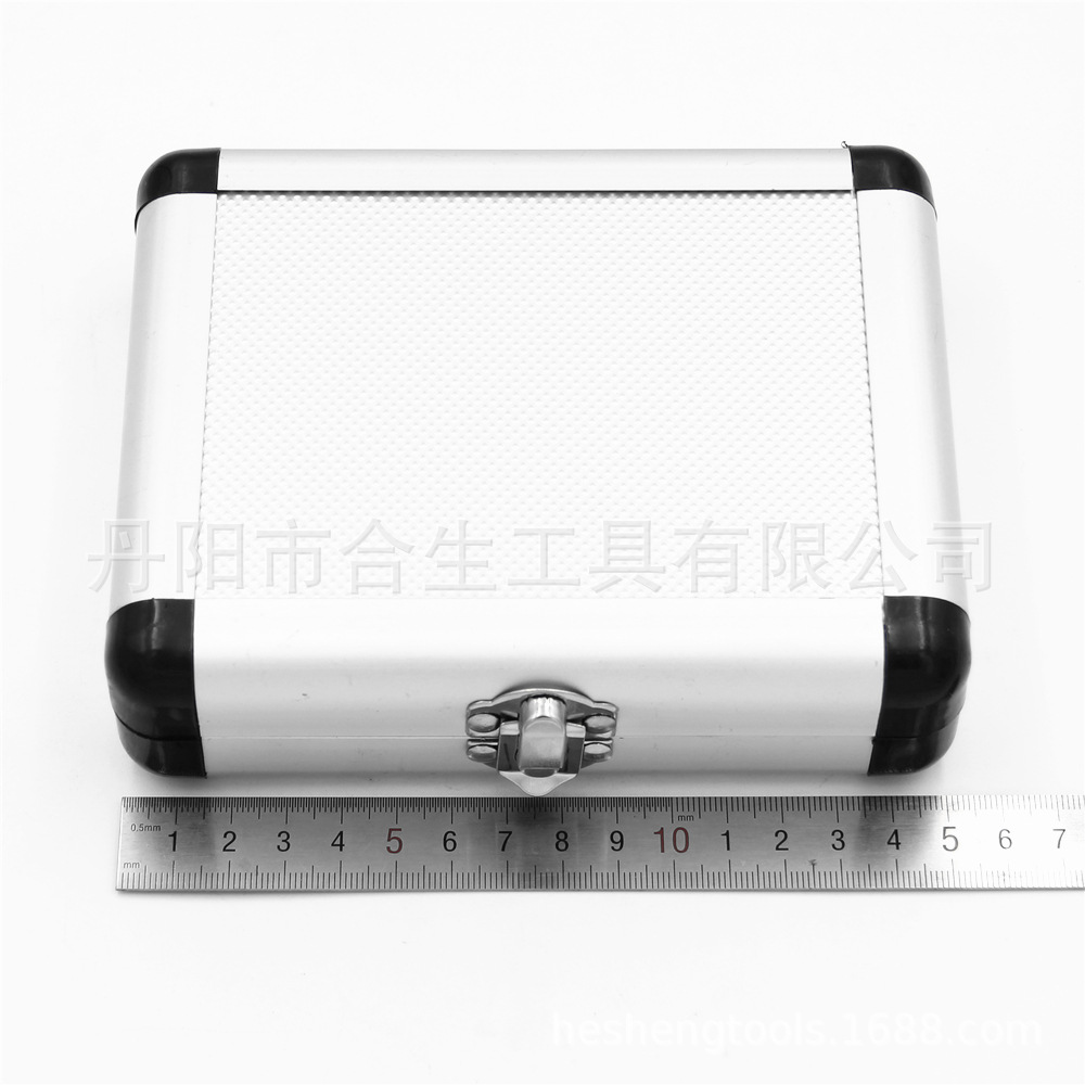 Transfronterizo Amazon 6 piezas de aluminio en caja de titanio británico triángulo mango paso taladro Centro punzón traje